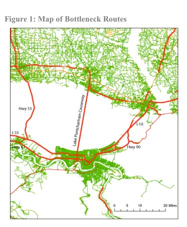 A Methodology for Modeling Evacuation from New Orleans