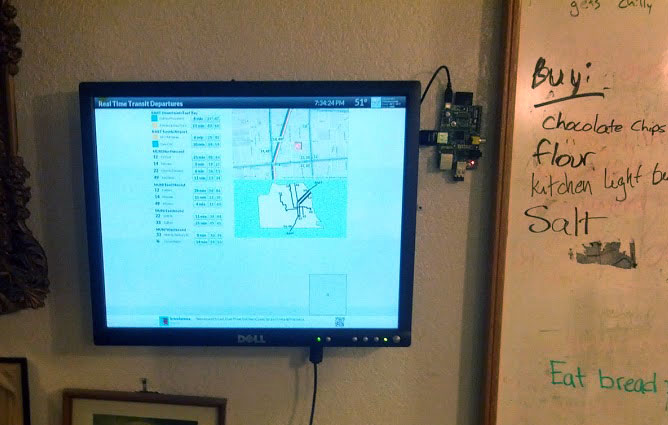 Building a real-time transit information kiosk with Raspberry Pi